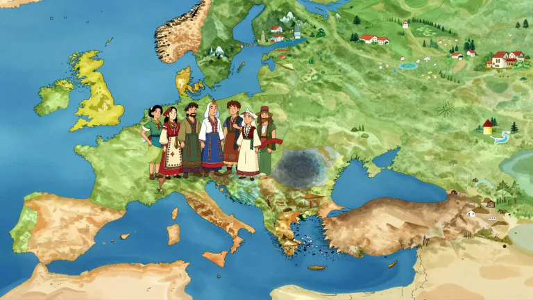 Visual representation of "yugoslavian" - Relating to Yugoslavia, a former country in Southeast Europe, encompassing various ethnic groups and cultures.