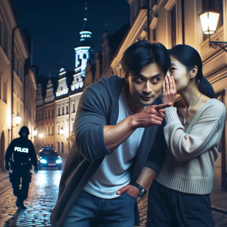 Visual representation of "denunciation" - The act of reporting someone to the authorities for a crime