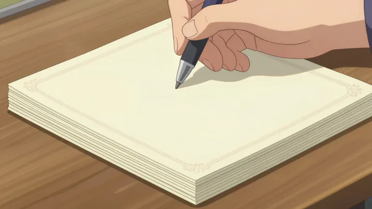 Visual representation of "notepaper" - Notepaper is a type of paper that is designed for writing notes, letters, or messages.
