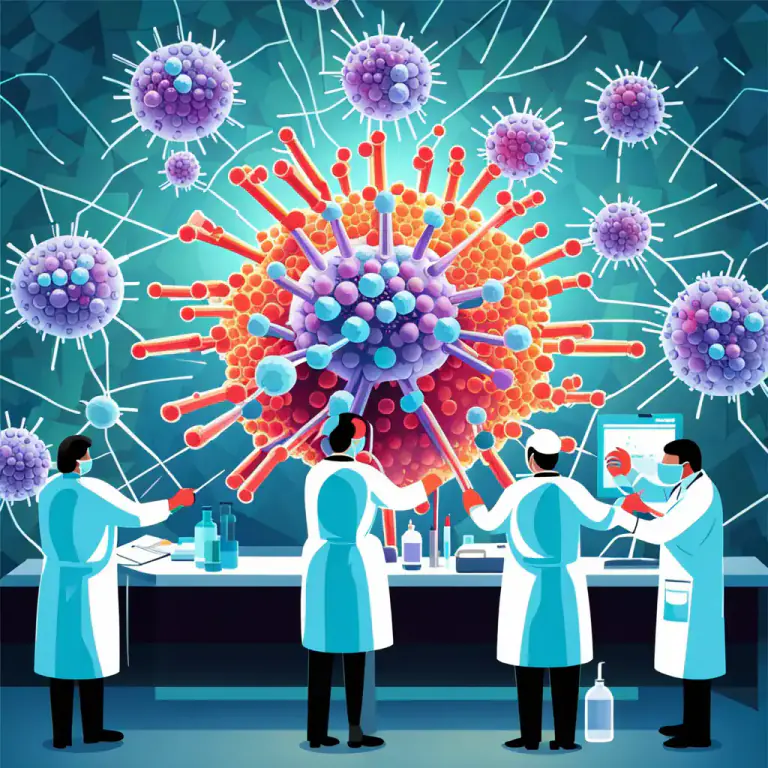 Visual representation of "immunological" - Relating to the body's defense against diseases or harmful substances.
