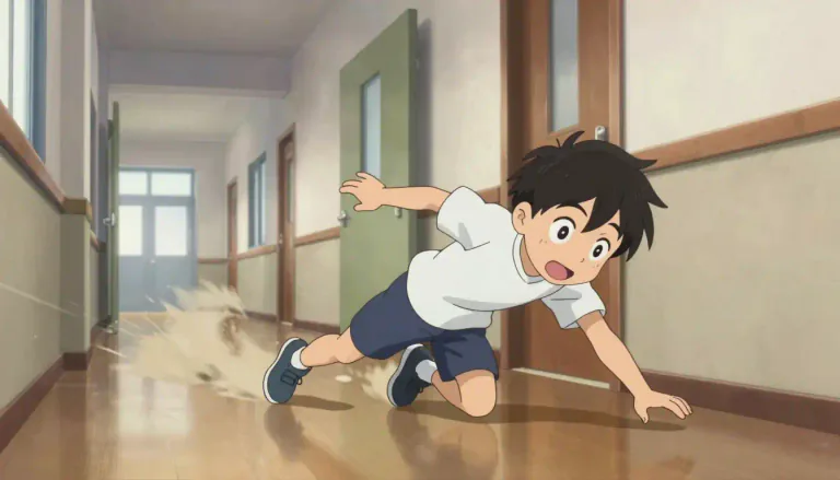 Visual representation of "scoot" - to move quickly or suddenly with a sliding motion