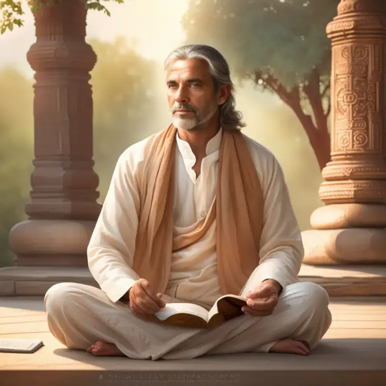 Visual representation of "yogi" - A knowledgeable or enlightened person in matters of spirituality, usually Hindu.