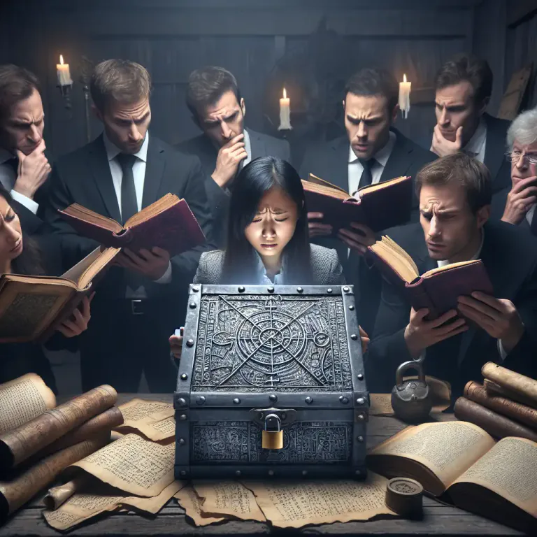Visual representation of "hermetic" - Hard to understand because it uses or relates to special knowledge, only known by a few people.