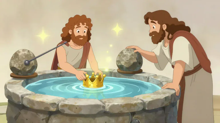 Visual representation of "archimedean" - Relating to the principles, methods, and discoveries of Archimedes, especially concerning buoyancy and leverage.