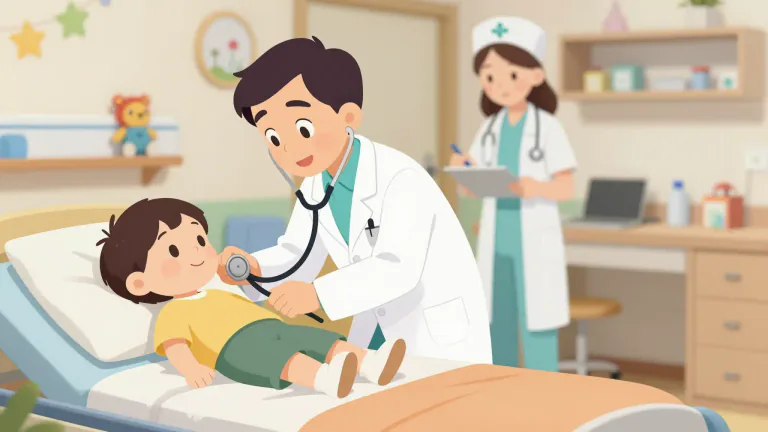 Visual representation of "paediatric" - Relating to the branch of medicine that deals with the medical care of children.