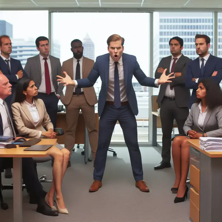 Visual representation of "shouty" - Tending to shout a lot, especially to bully or intimidate