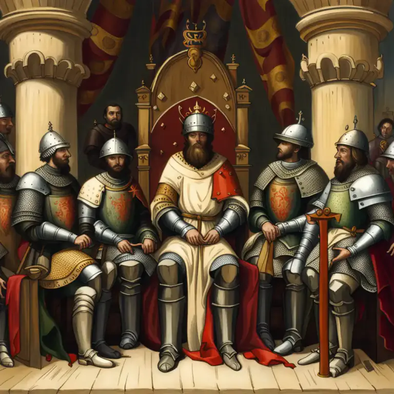 Visual representation of "attend" - In the past, to serve or wait upon someone, especially of high rank