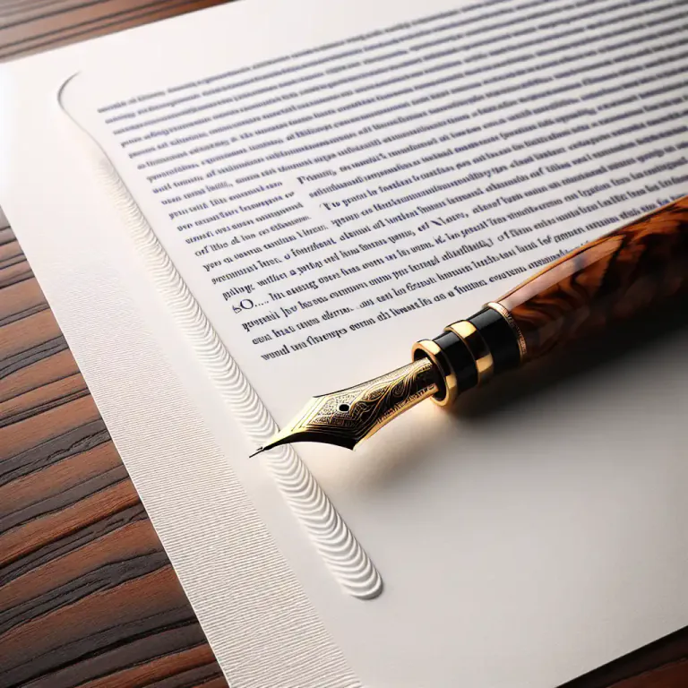 Visual representation of "indent" - A space at the beginning of a line of writing