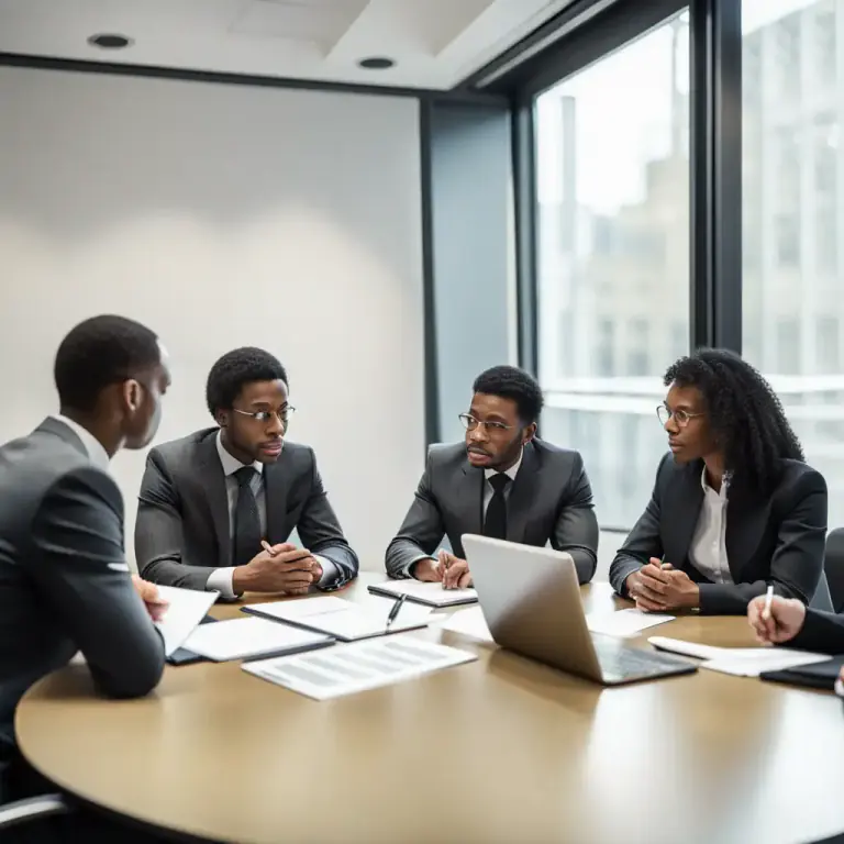 Visual representation of "talk back" - To discuss a situation with someone to find out what they think or to get their approval.