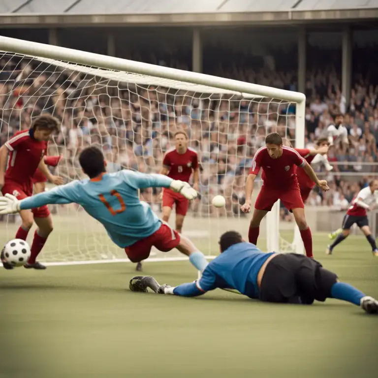 Visual representation of "shut out" - In sports, to prevent the opposite team from scoring