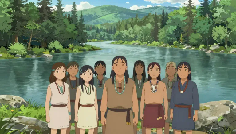 Visual representation of "mohawk" - A North American Indian people from the Mohawk River valley in New York State.