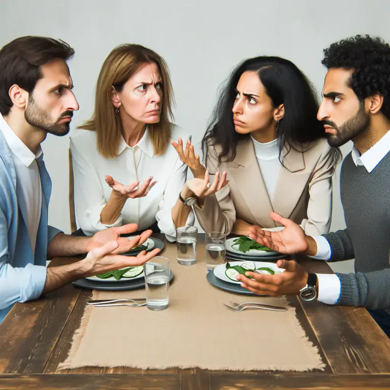 Visual representation of "bicker" - To engage in small, petty, and ongoing disputes
