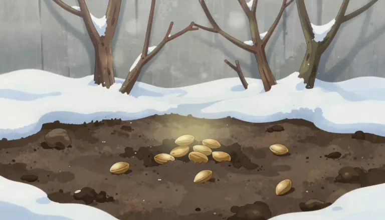Visual representation of "dormancy" - A period when a living thing is sleeping or inactive