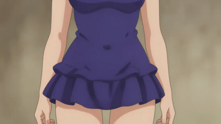 Visual representation of "peplum" - A peplum is a short flared, gathered, or pleated strip of fabric attached to the waist of a dress or top.