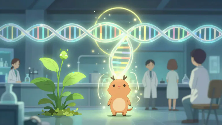 Visual representation of "transgenic" - A term describing organisms whose genomes have been modified to incorporate DNA from other species, not limited to agriculture or medicine.