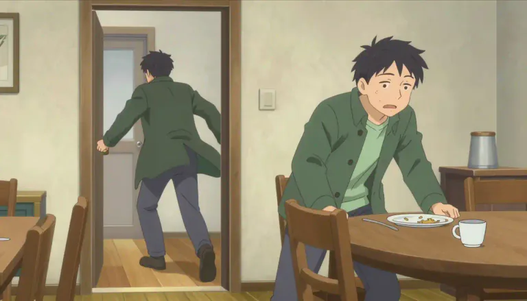 Visual representation of "thereupon" - Immediately after that