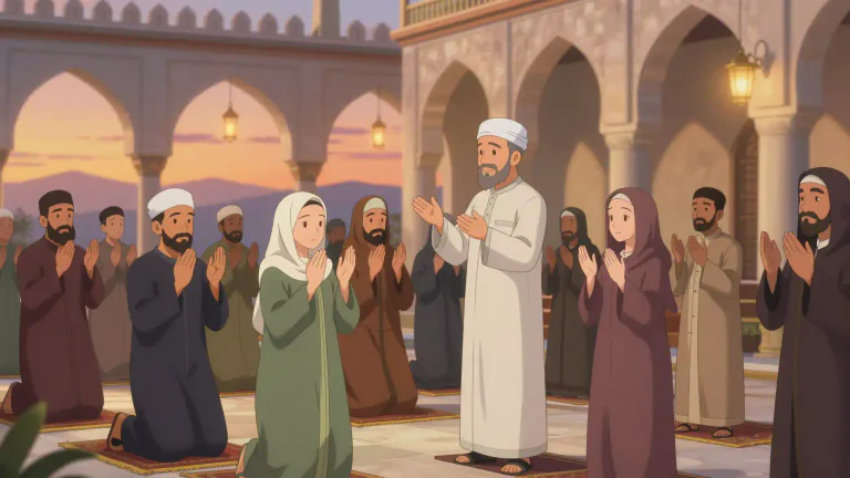 Visual representation of "sunni" - A member of the branch of Islam that adheres to the traditions and teachings of the Prophet Muhammad and his companions.