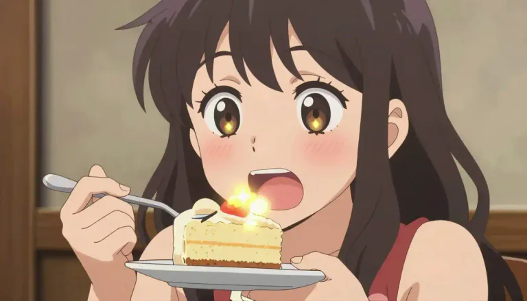 Visual representation of "yum" - A term expressing delight, especially in relation to food.