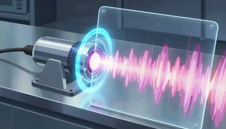 Visual representation of "terahertz" - A unit of frequency equal to one trillion cycles per second, commonly used in electromagnetic wave technology.