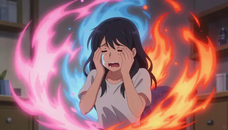 Visual representation of "emotion" - A strong feeling such as love, fear, or anger.