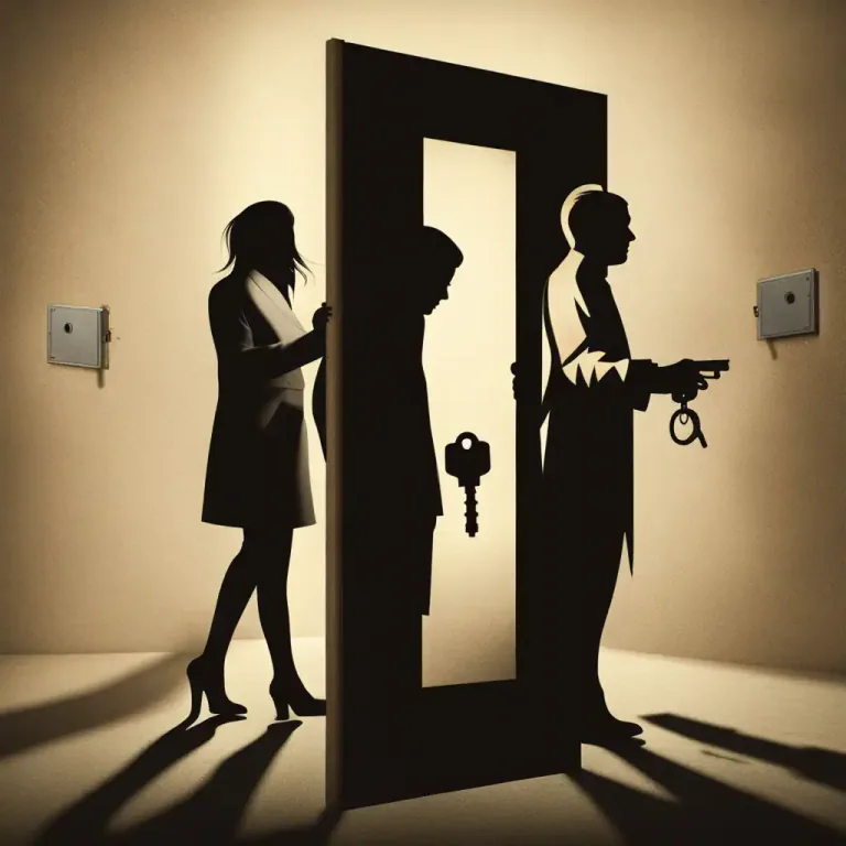 Visual representation of "top secret" - Very secret and only meant to be known by a few, usually select, people.