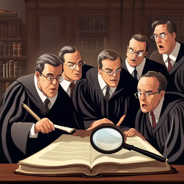 Visual representation of "the letter of the law" - The exact and strict wording or stated rules, rather than the spirit or intended meaning.