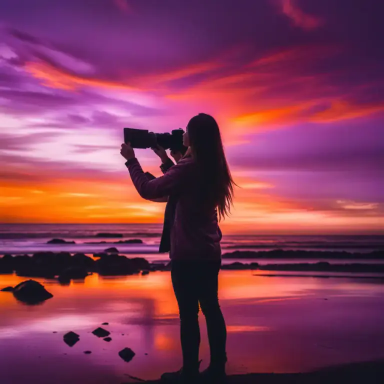 Visual representation of "capture" - To record or take a picture of something