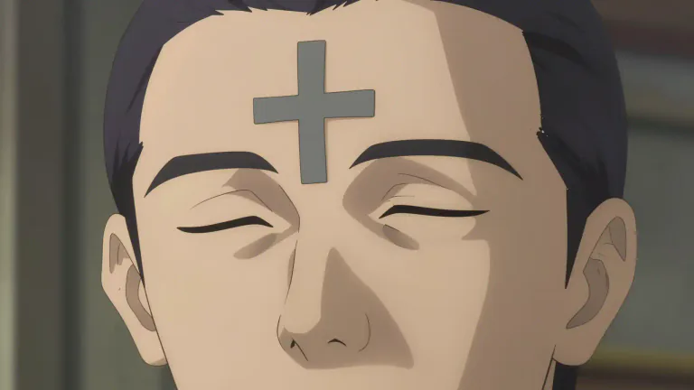 Visual representation of "forehead" - A mark or feature on a person's forehead symbolizing something