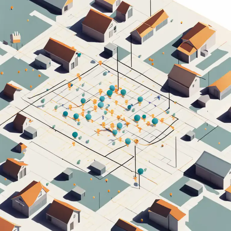 Visual representation of "neighbourhood" - In mathematics, a set of points surrounding a certain point.