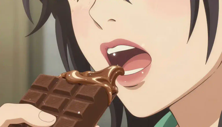 Visual representation of "mouthfeel" - The unique sensation or texture that food or drink creates in the mouth.