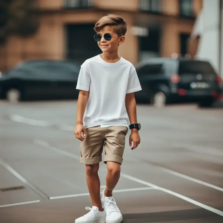 Visual representation of "boyish" - Belonging to or suitable for a boy.