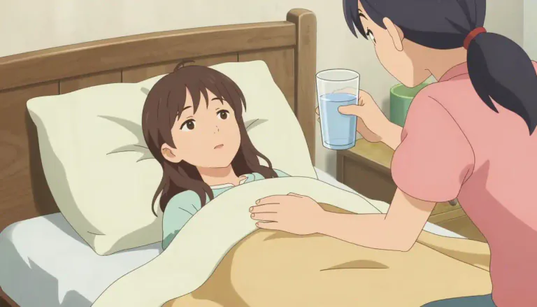 Visual representation of "convalescent" - Recovering from sickness or weakness.