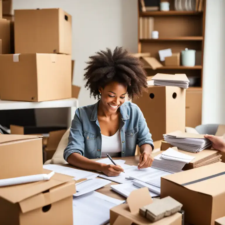 Visual representation of "paperwork" - Documents or records related to personal activities.