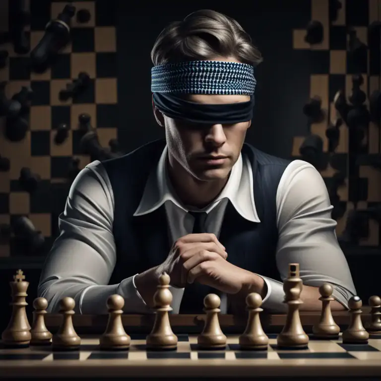 Visual representation of "blindfold" - Not able to see because the eyes are covered