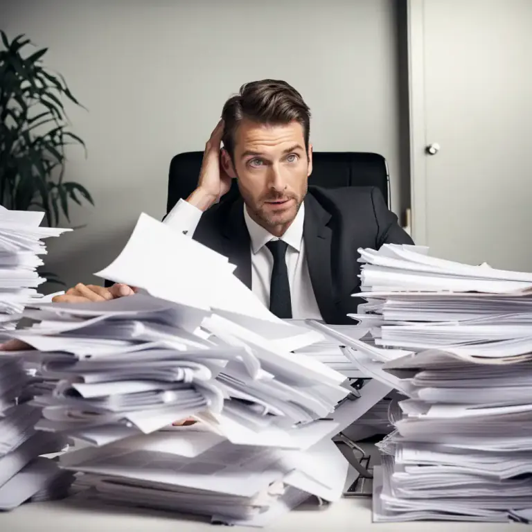 Visual representation of "pile" - A large amount of something.
