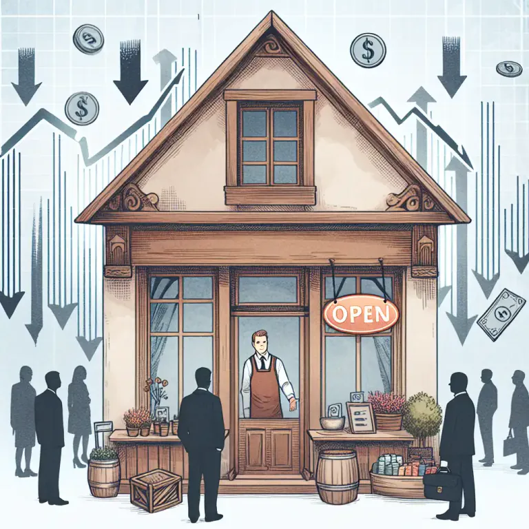 Visual representation of "afloat" - Existing or succeeding in staying in operation or business