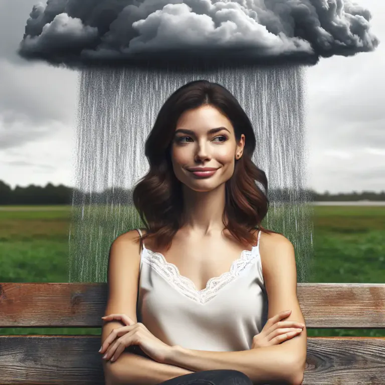 Visual representation of "philosophical" - Calm and wise, especially in accepting difficult situations