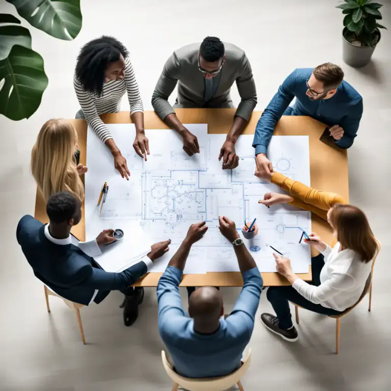 Visual representation of "map" - To plan carefully how something will happen