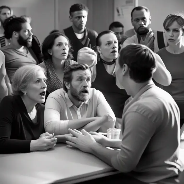 Visual representation of "heat up" - To become angry or heated in a discussion or argument.
