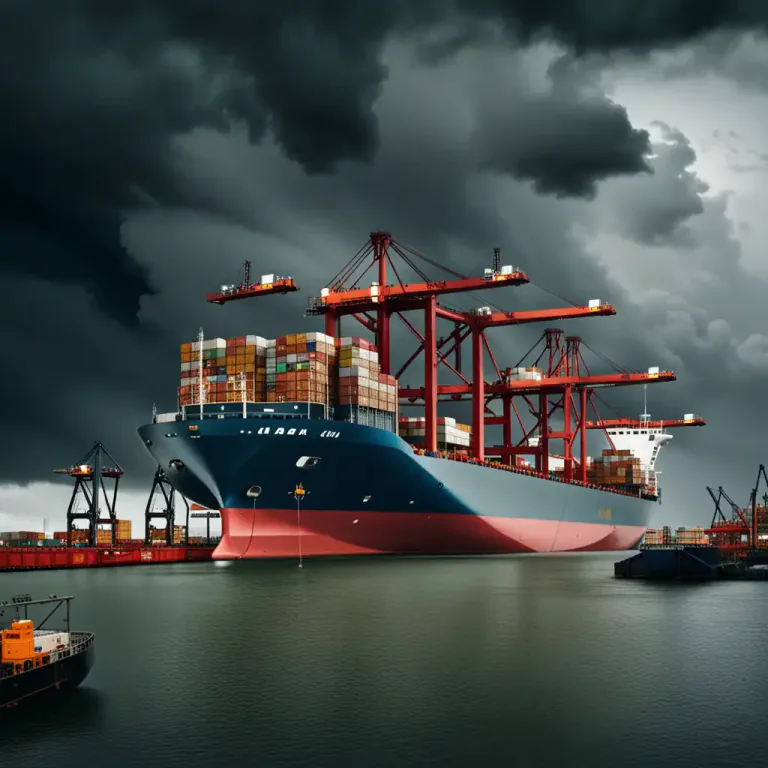Visual representation of "transit" - The carrying of goods from one place to another