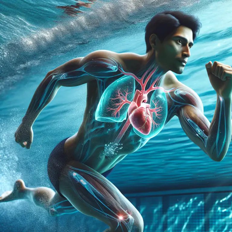 Visual representation of "aerobic" - Relating to types of exercise that increase the amount of oxygen in the blood and strengthen the heart and lungs