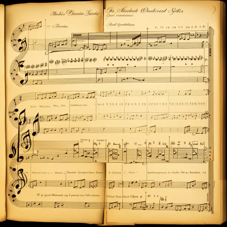 Visual representation of "suite" - A piece of music consisting of several movements, often inspired by a particular theme