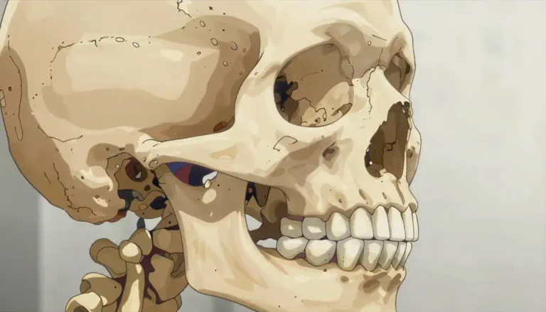 Visual representation of "maxilla" - It is the bone that forms the upper jaw in humans and most animals.