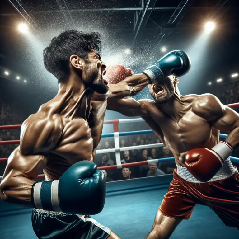 Visual representation of "slug" - A single shot or punch
