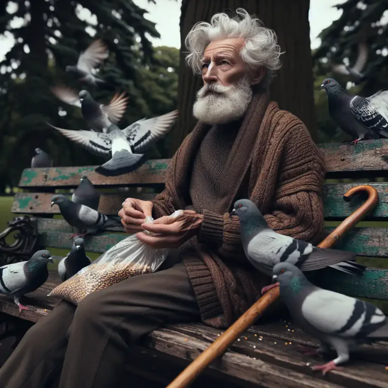 Visual representation of "grandad" - An old man