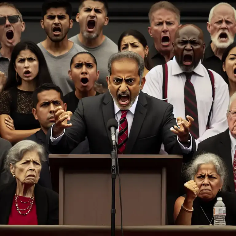 Visual representation of "antagonistic" - Provoking hostility or opposition.