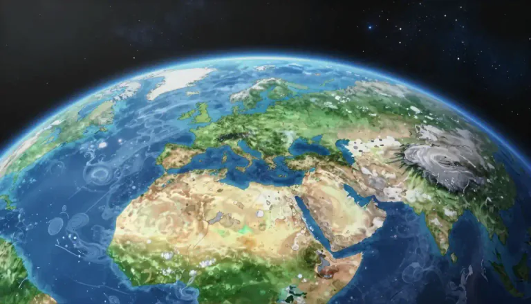 Visual representation of "world" - Planet Earth where humans live.
