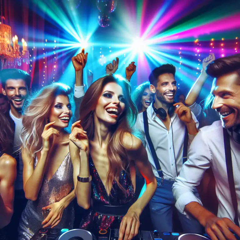 Visual representation of "reggaeton" - An event or party where reggaeton music is played.