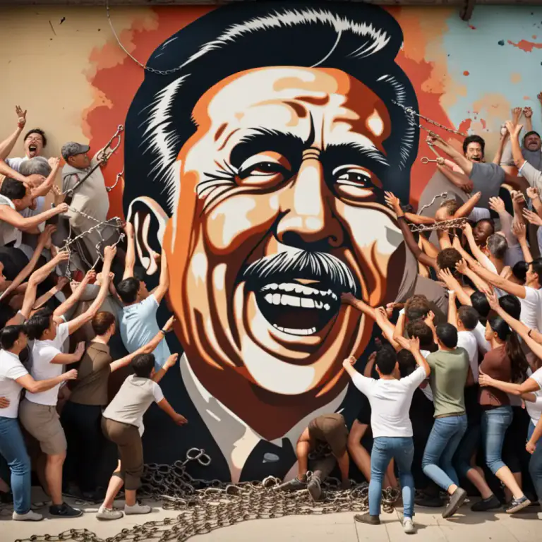 Visual representation of "run free" - To act according to one's own will without being governed.