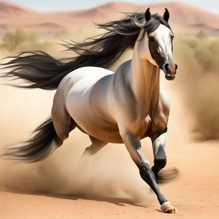 Visual representation of "arabian" - A horse breed from Arabia
